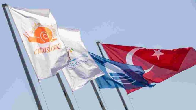 mavi bayraklı hem de engelliler için ulaşılabilir akacaplaji seferih s590425